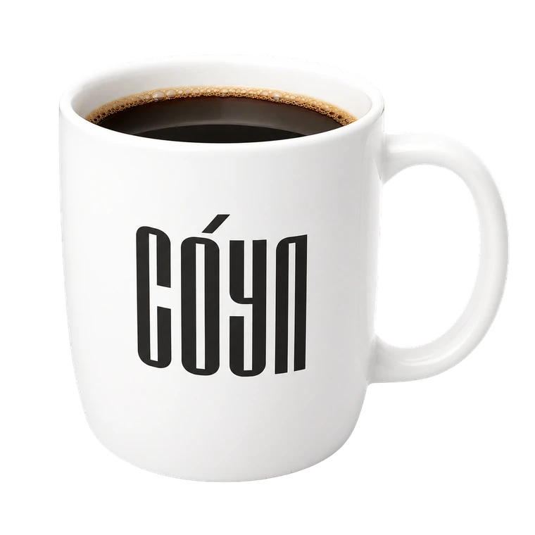 Большая белая кружка с логотипом «Соул»
